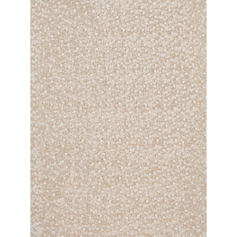 Twinset Paillet Beige Rok Tech Stof Vrouw Beige Dames