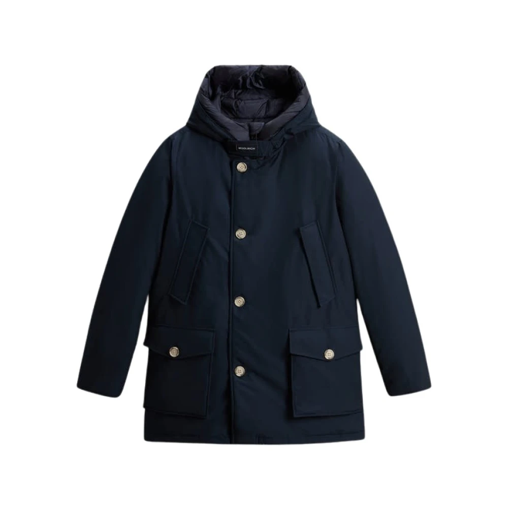 Woolrich Arctic Parka Melton Blå Jacka Blue, Herr