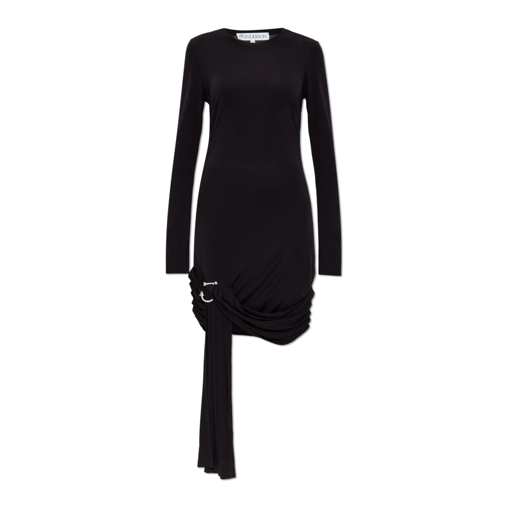 Jw Anderson Women's Black Long Sleeve Dress - Short Dresses - Xs - Dresses