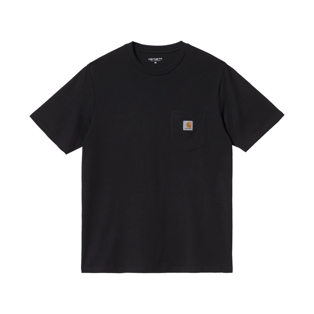 Carhartt Wip Uomo Nero - T-Shirt Con Tasca - 100% Cotone - Vestibilità Regolare - Tops - Xl