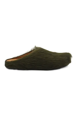 Grön Sabot Sandaler