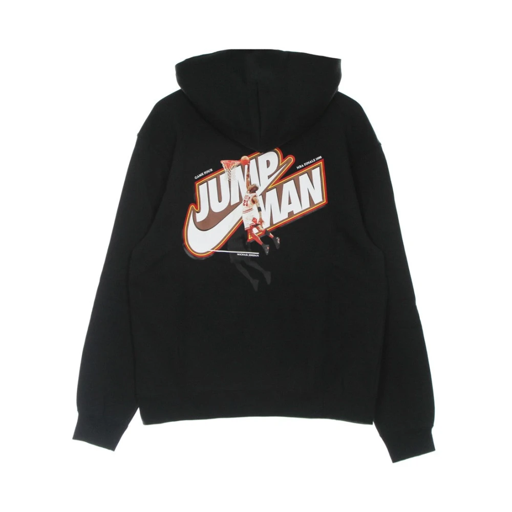 Jordan Jumpman Fleece Full-zip Hoodie Zwart Black Heren