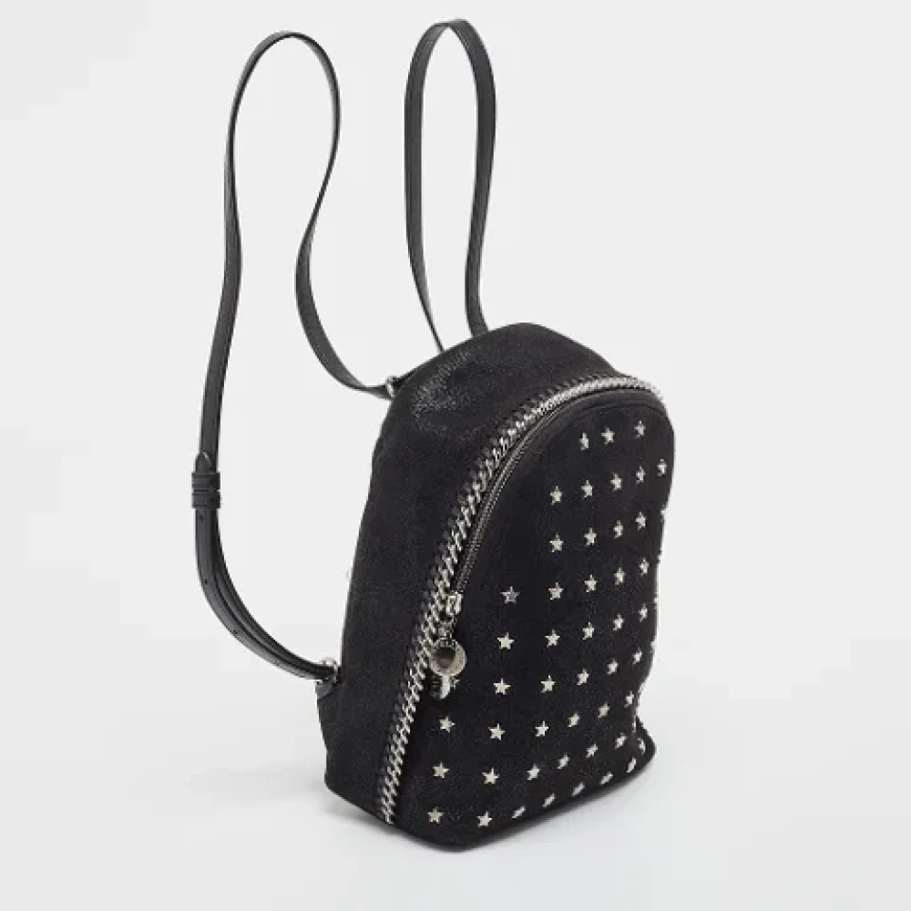 Stella McCartney Pre-owned Faux Fur backpacks Black Dames