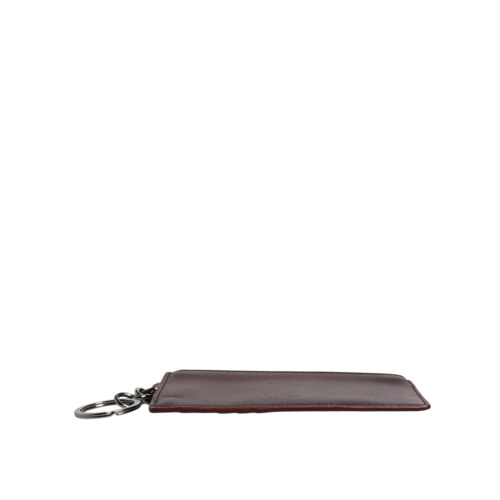 Dolce & Gabbana Bruin Kalfsleren Kaarthouder Portemonnee Brown Heren