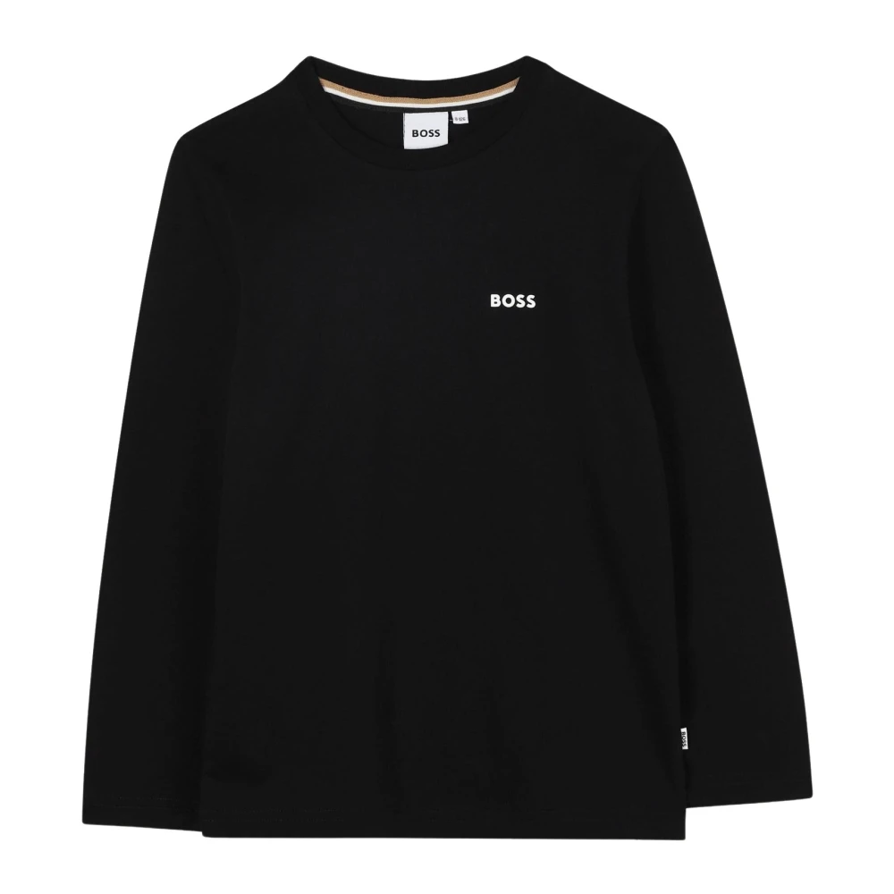 Hugo Mannelijk Zwart E T-Shirts En Polos Collectie