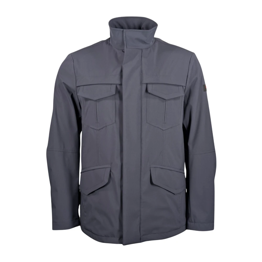 Peuterey Men's Blue Light Jackets, 2XL, Metal Srt 08 Jacket