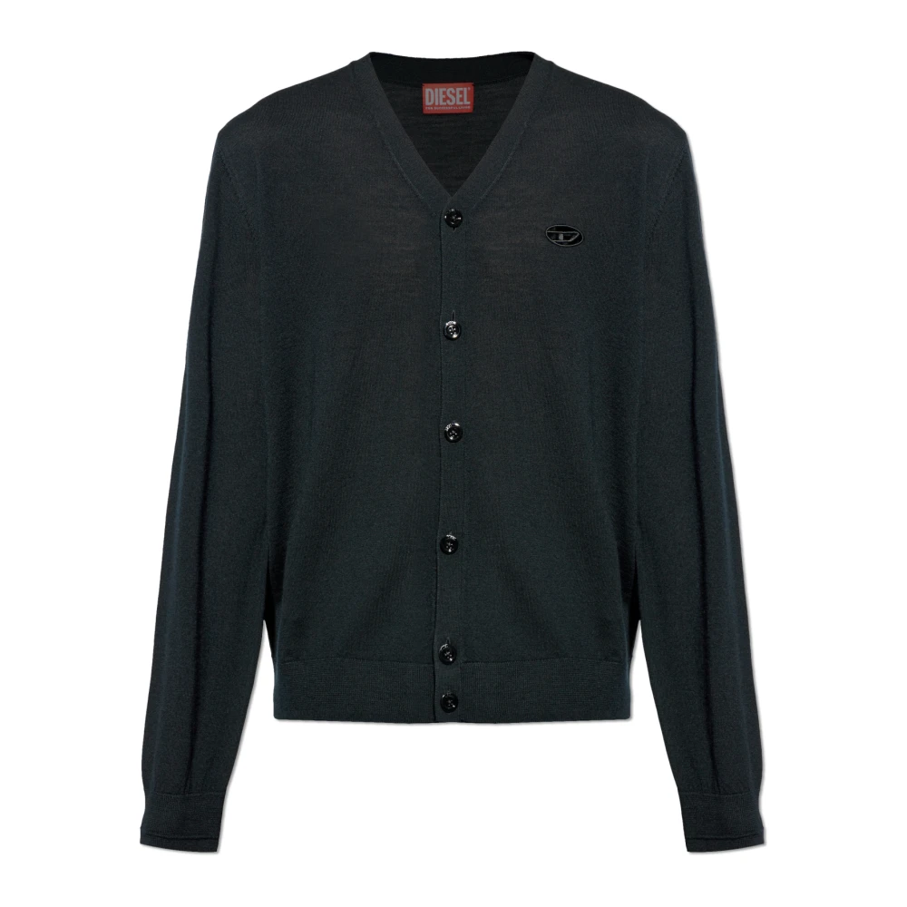 Diesel Cardigan K-Volto Black Heren