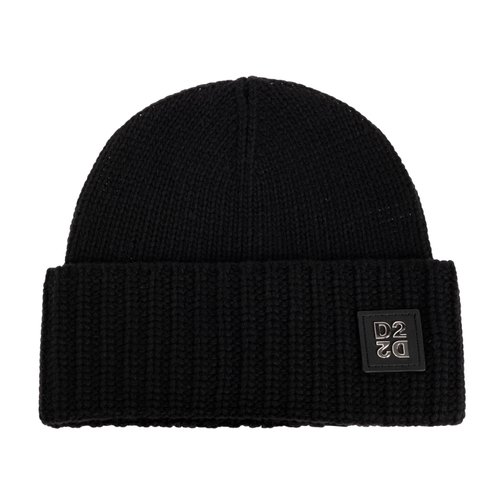 Dsquared2 , Accessories, Male, Black, One Size, Cap With Logo Patch