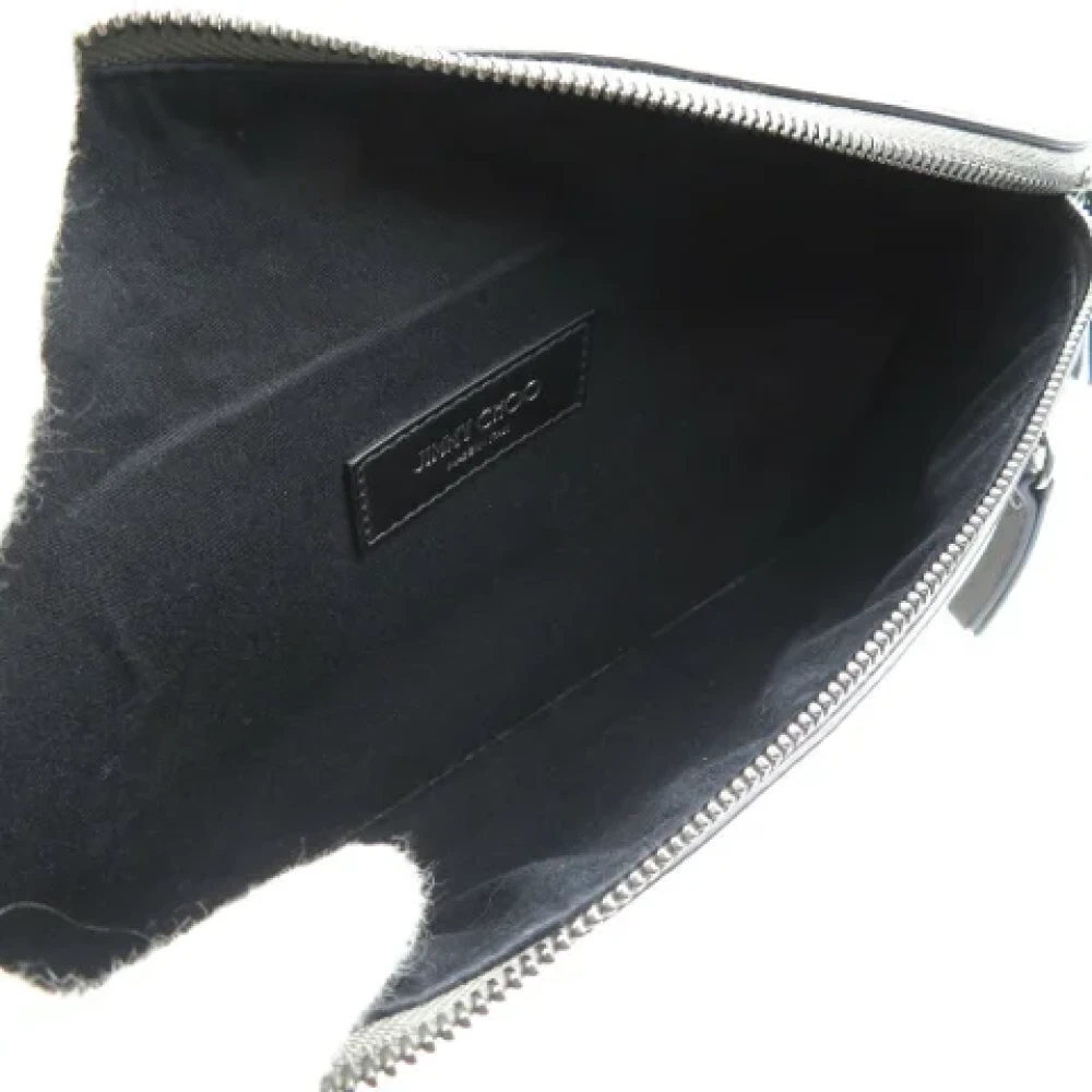 Jimmy Choo Pre-owned Leather shoulder-bags Gray Dames
