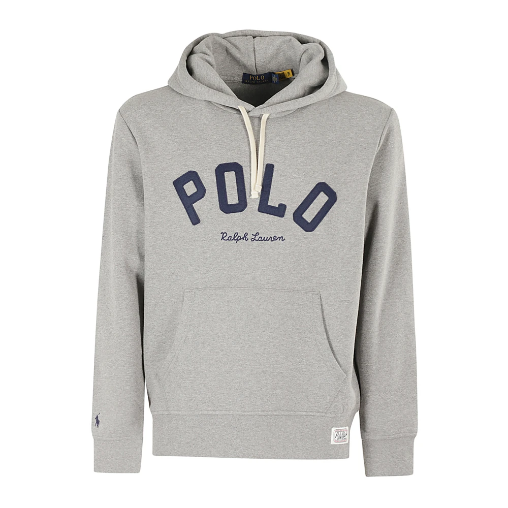 Polo Ralph Lauren Logo Hoodie Trui Gray Heren