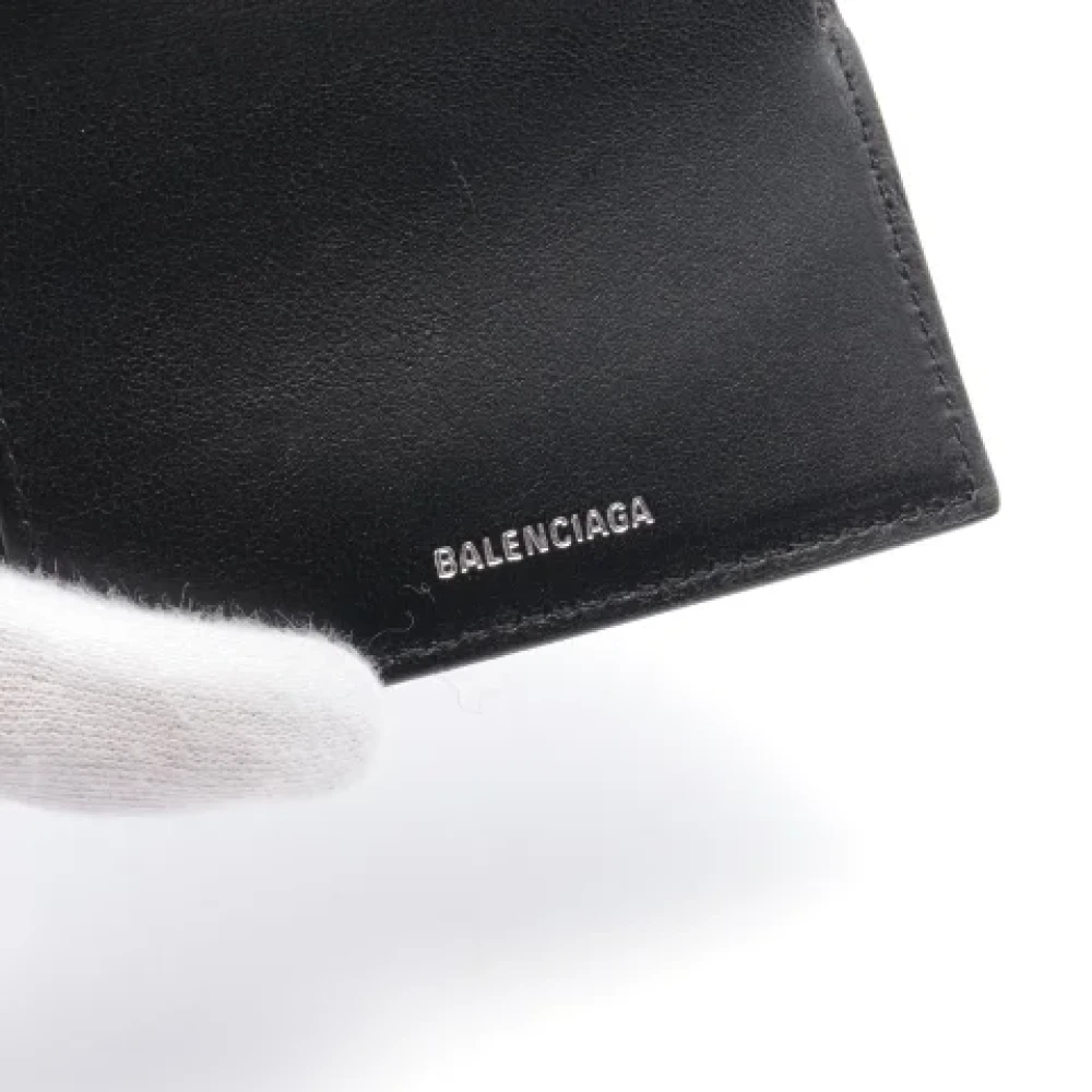Balenciaga Vintage Pre-owned Leather wallets Black Dames