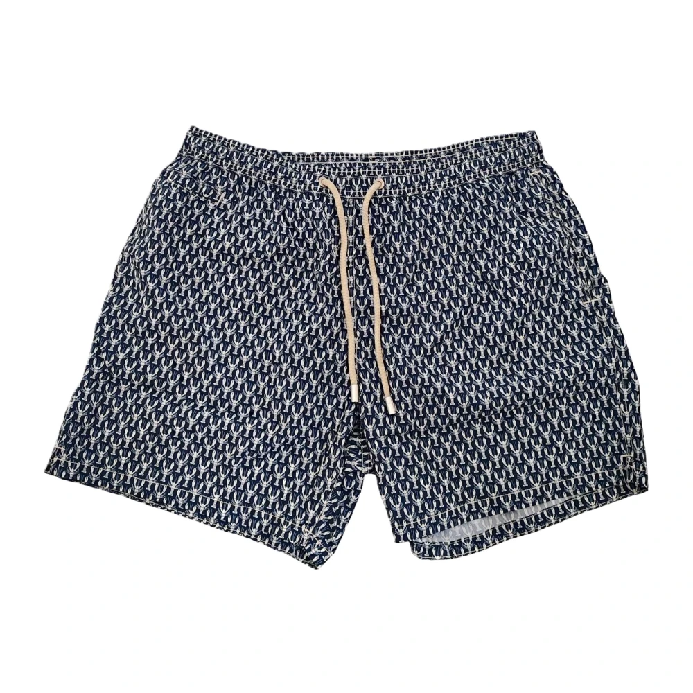Mc2 Saint Barth Men's Blue Beachwear, L, Lighting Micro Fantasy Ultralight Swimsuit