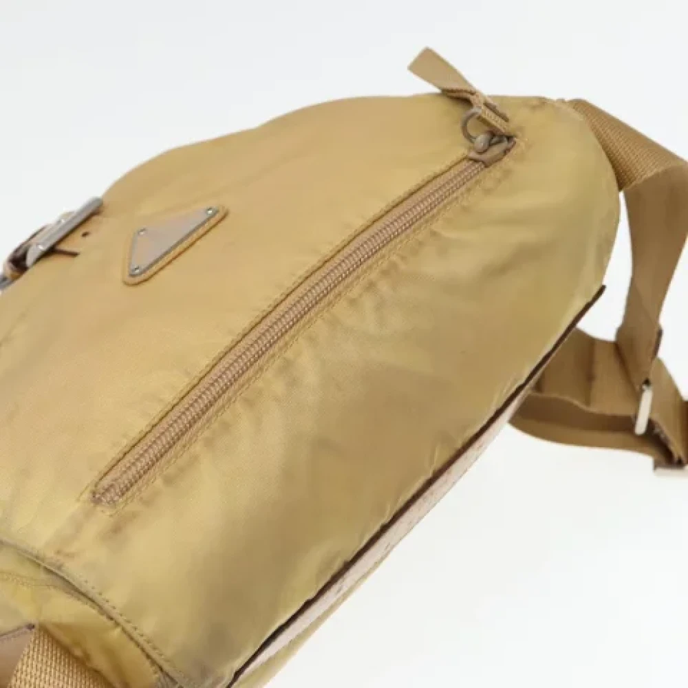 Prada Vintage Pre-owned Nylon prada-bags Yellow Dames