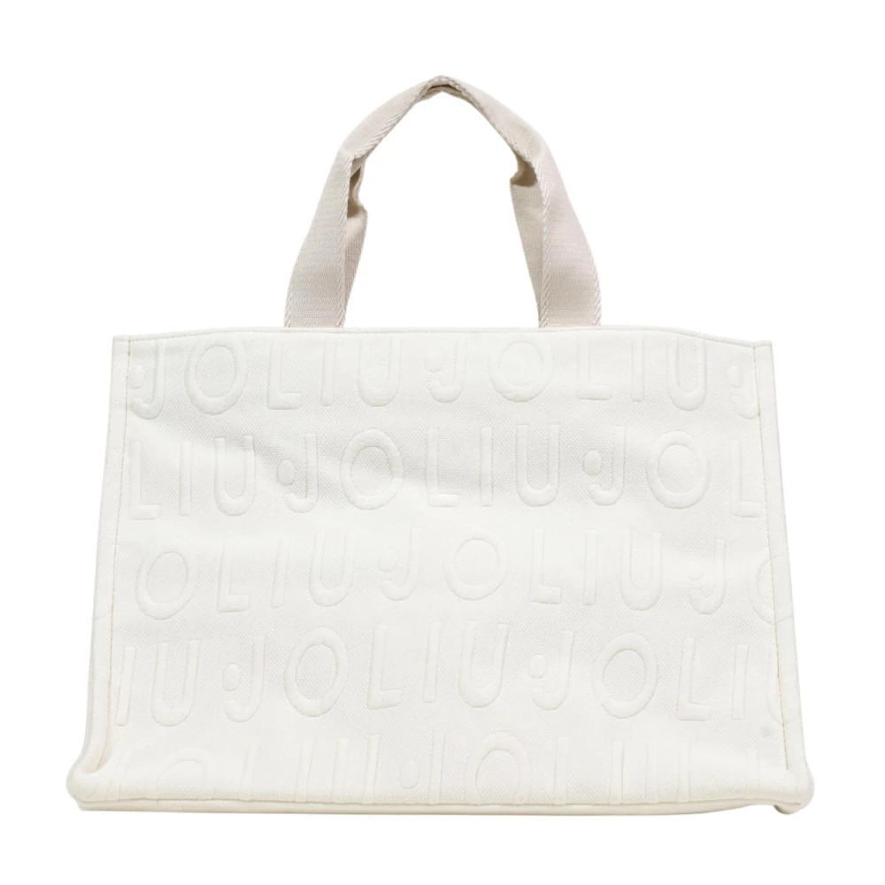 Liu Jo Women's Beige Handbags, One Size, L Tote Logo Bubble