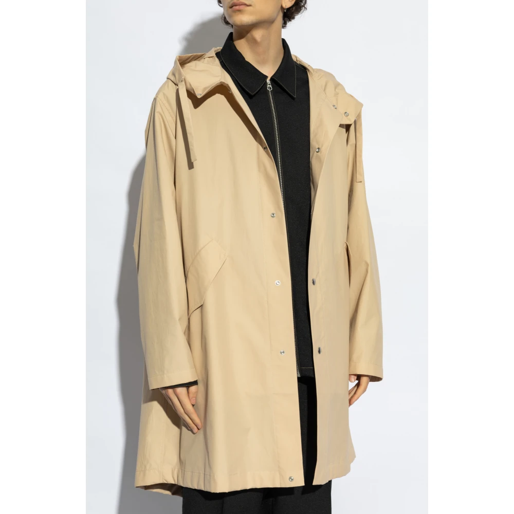 Jil Sander Capuchonjas Beige Heren