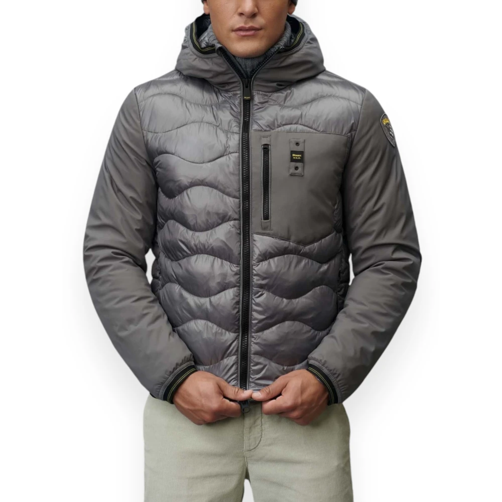 Blauer Albert Puffer Jacket Gray Heren