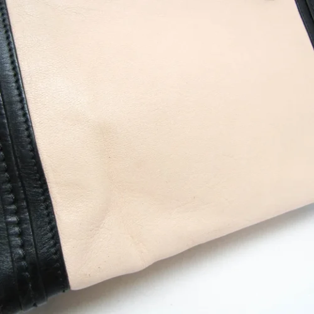 Chloé Pre-owned Leather handbags Beige Dames