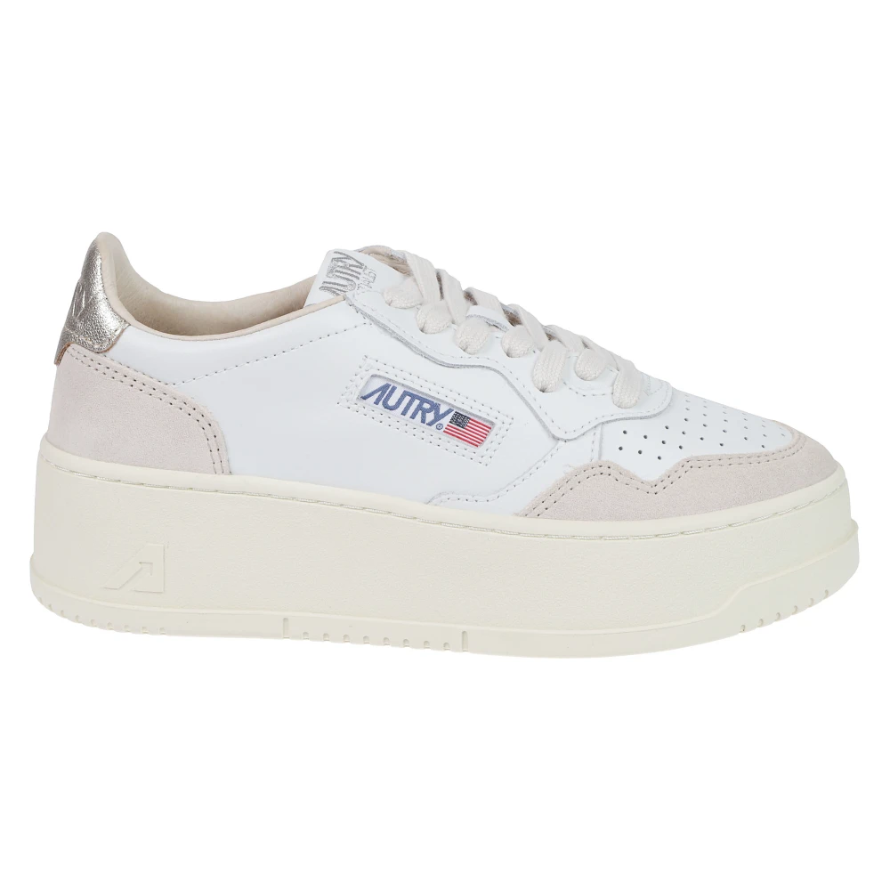Autry Flat Shoes - Female - Sneakers - White - 5 Uk - Shoes