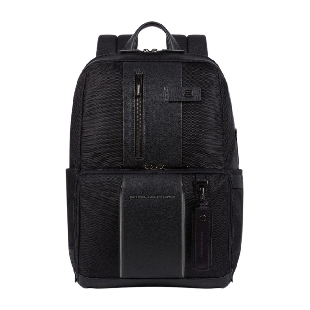 Piquadro Unisex Svart Led Laptop Och Ipad Väska