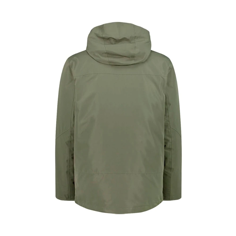 CMP Groene 3-in-1 Waterdichte Jas Green Heren