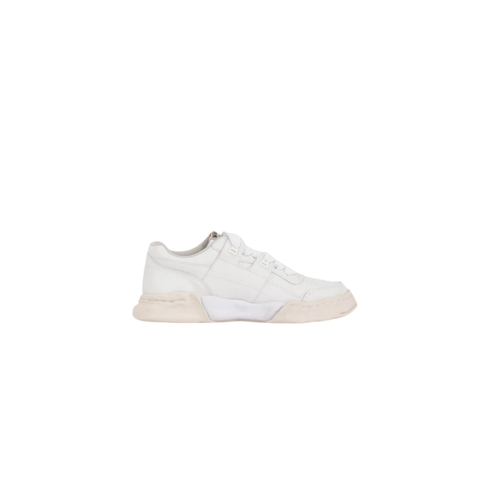 Mihara Yasuhiro Leren Parker Sneakers Heren Schoenen Wit