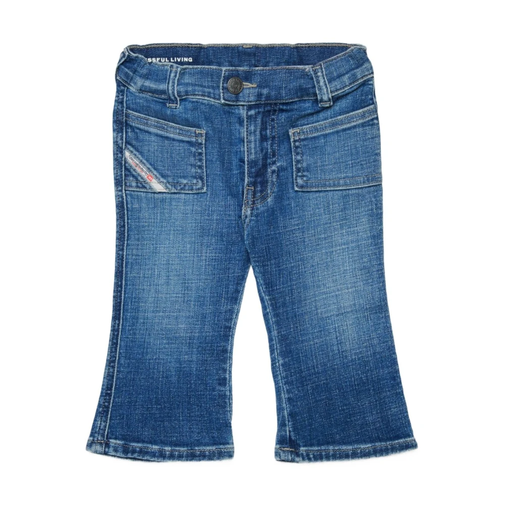 Diesel Men's Blue Bermuda In Denim Cinque Tasche