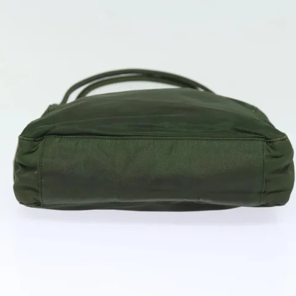 Prada Vintage Pre-owned Nylon totes Green Dames