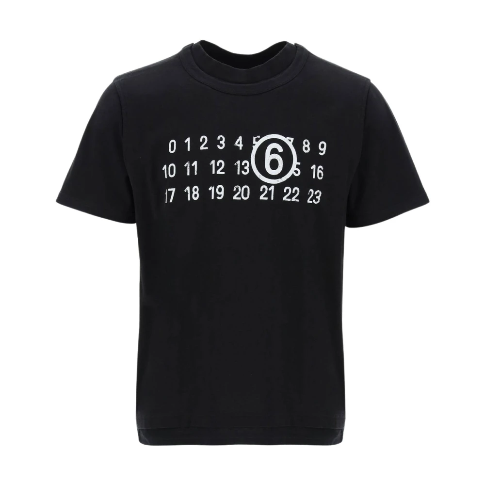 MM6 Maison Margiela Sweatshirt T-Shirt Combo Black Heren