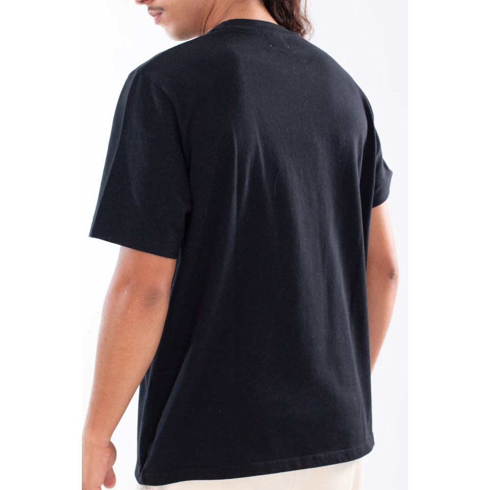 Arte Antwerp Zwart Script Logo Tee Shirt Black Heren