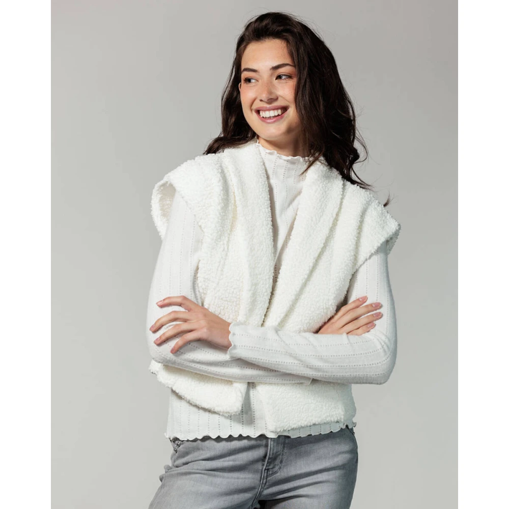 Tramontana Teddy Gilet Vest White Dames