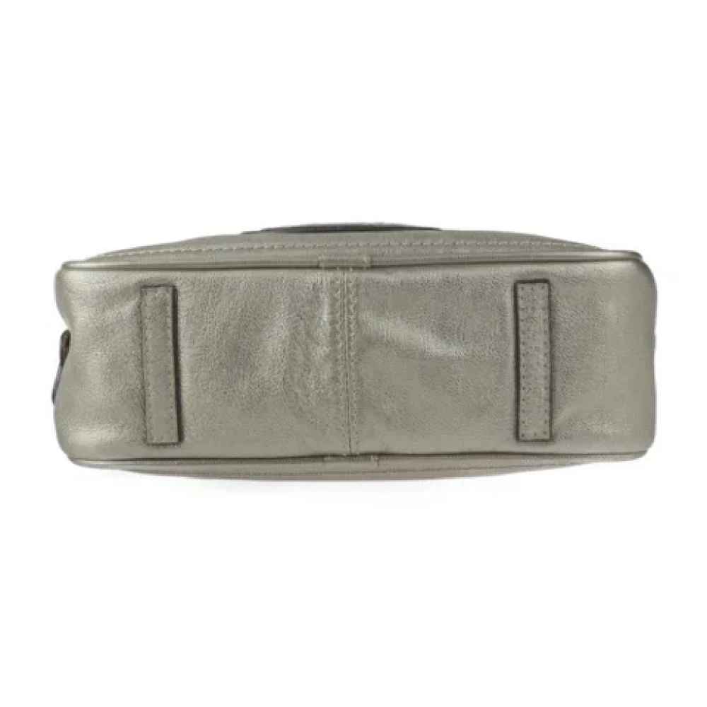 Loewe Pre-owned Leather handbags Gray Dames