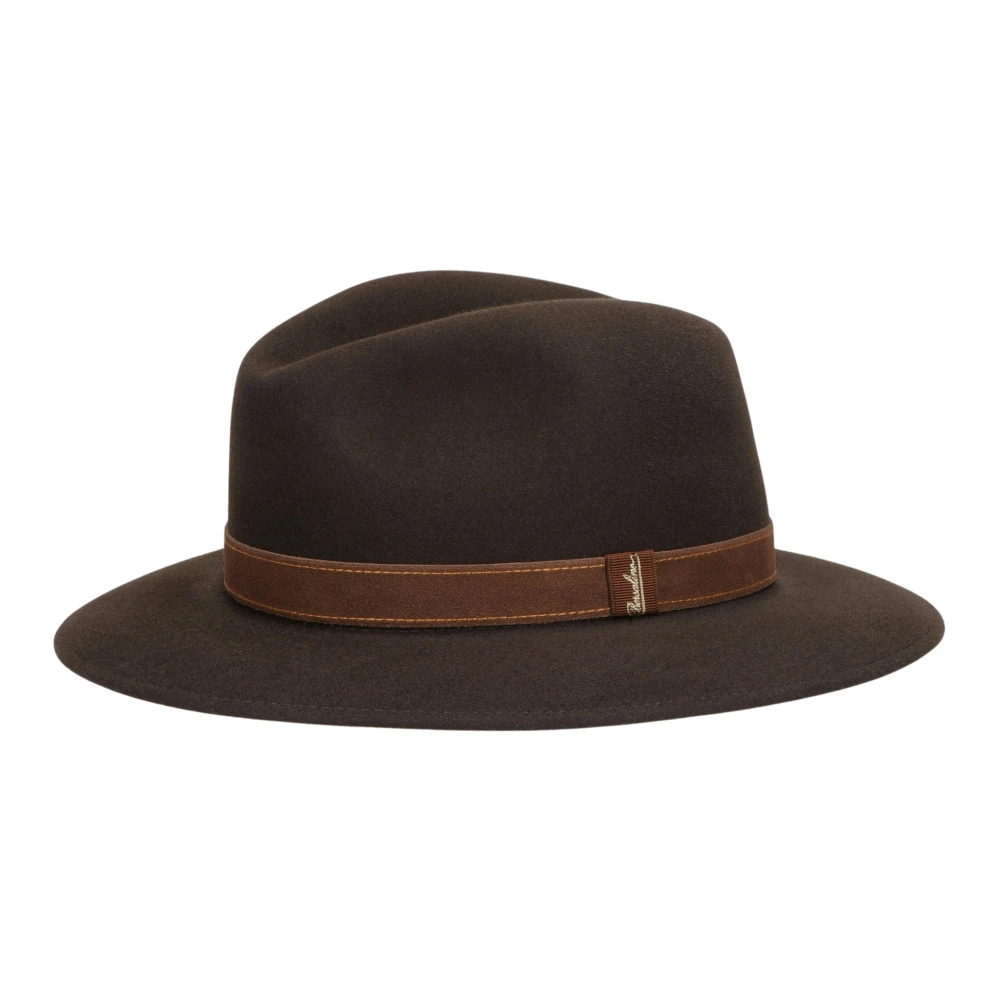 Borsalino Geborstelde vilthoed voor winterseizoen Brown Heren