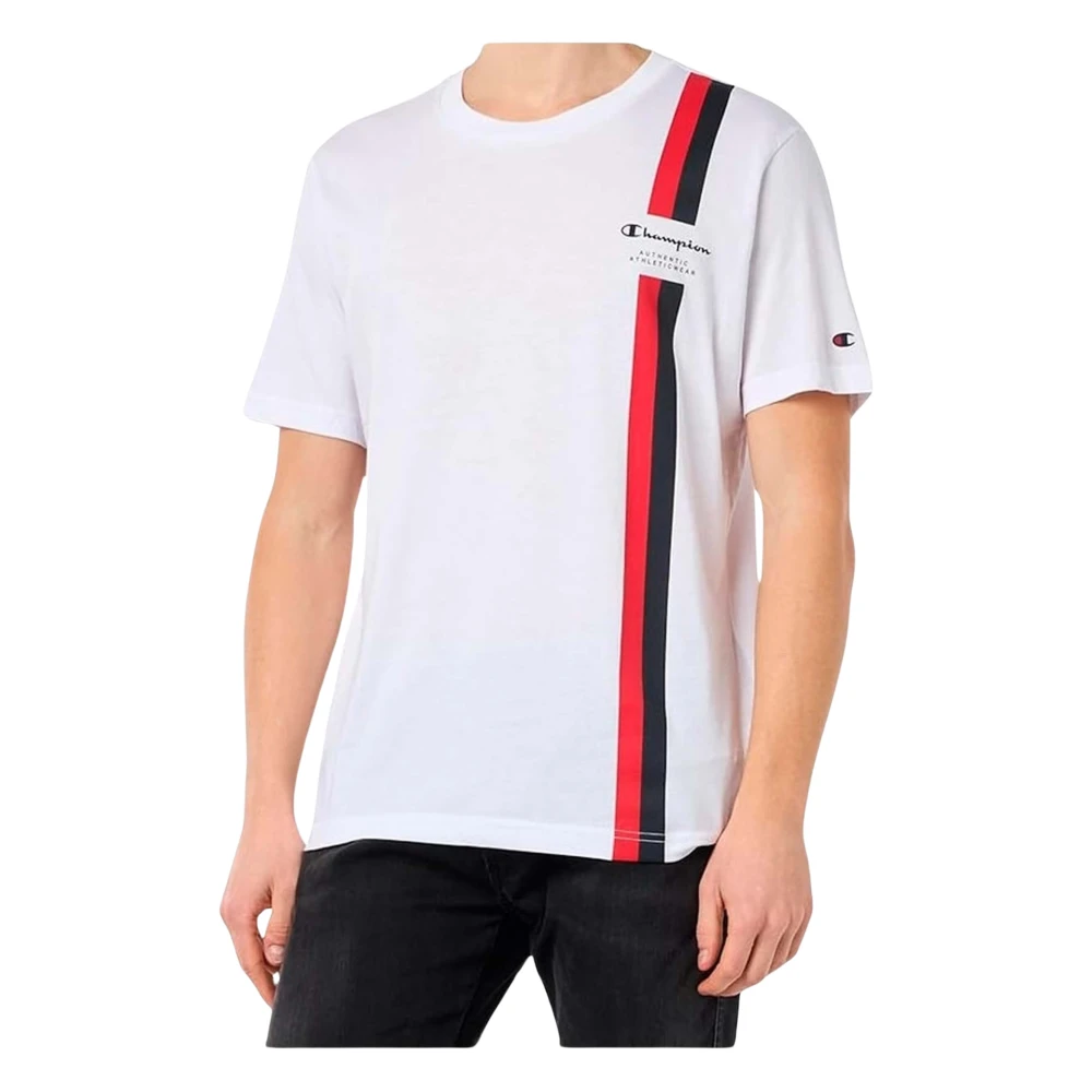 Champion Crewneck T-Shirt White Heren