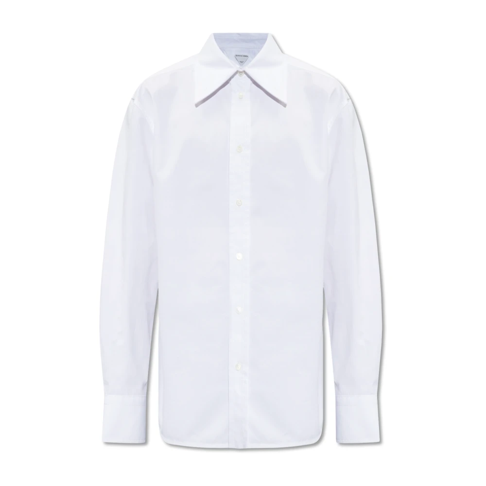 Bottega Veneta Shirt met stiksels White Heren