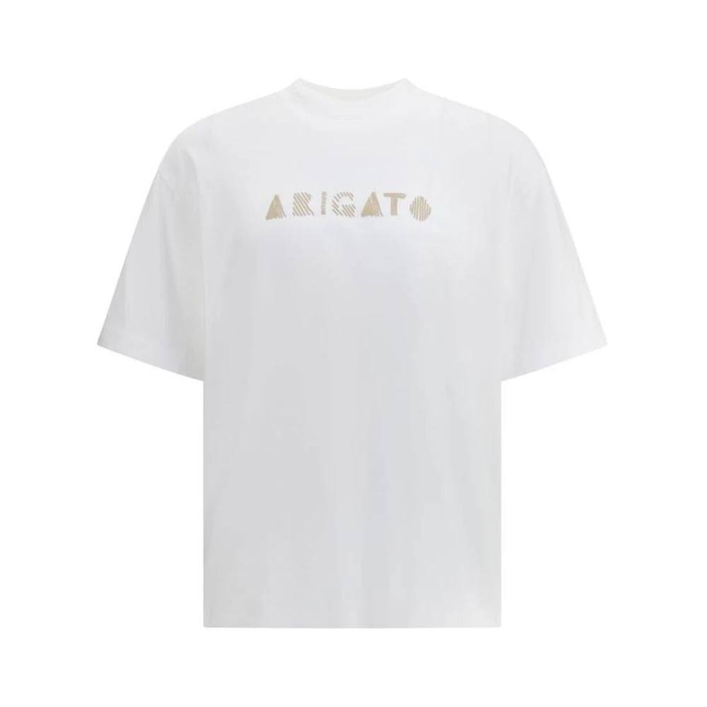 Axel Arigato Men's White Annotate Graphic Print T-Shirt