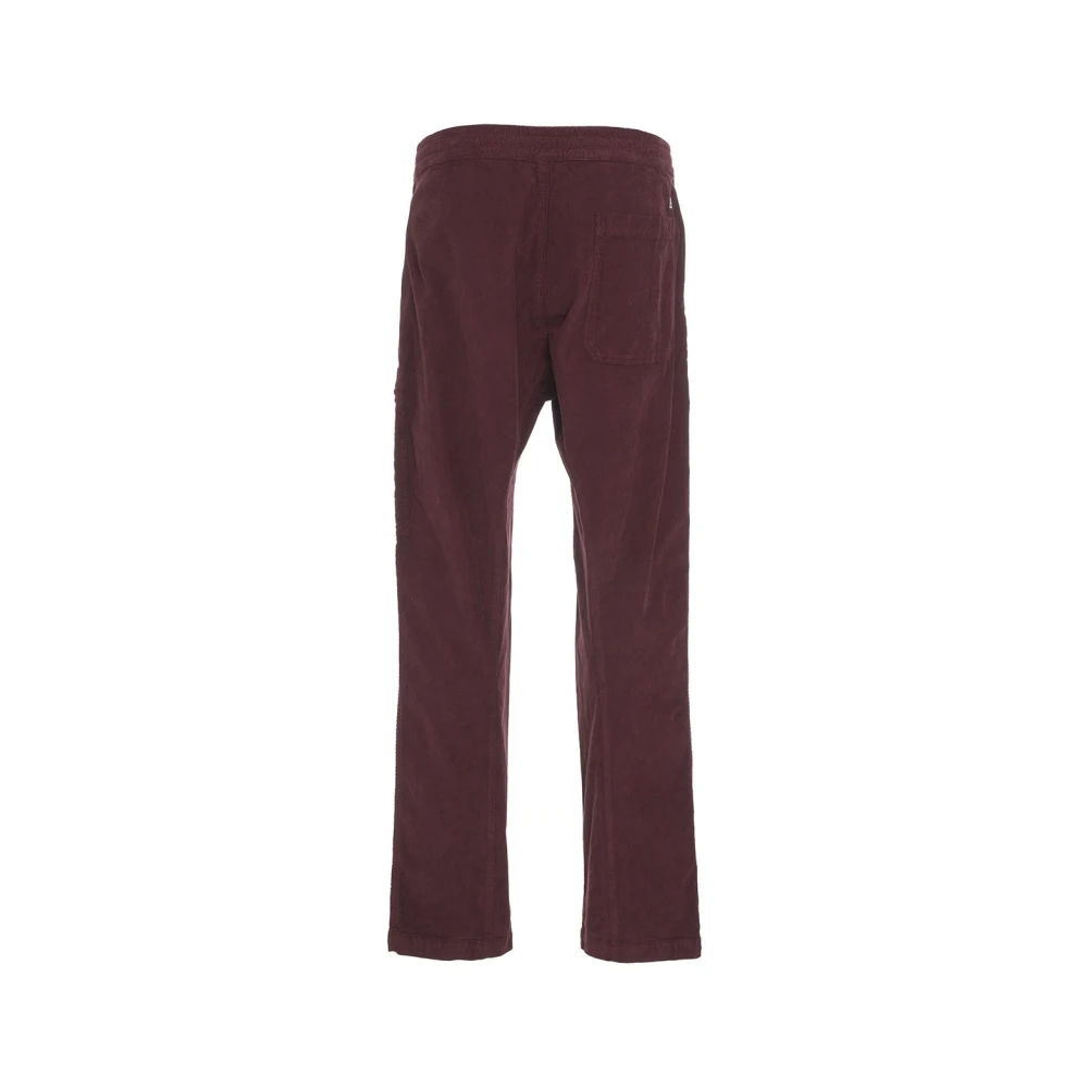 C.P. Company Rode Utility Corduroy Broek Aw24 Red Heren