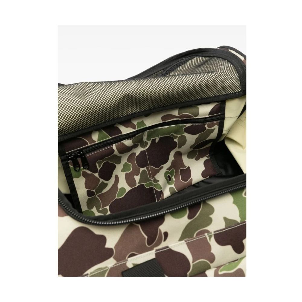 Carhartt WIP Camouflage Print Bum Bag met Logo Patch Multicolor Heren