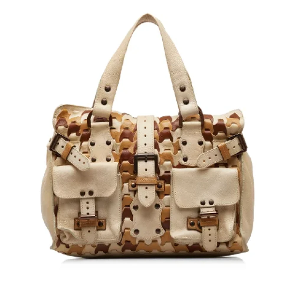 Mulberry Pre-owned Leather totes Beige Dames
