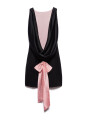 black-short-dress-with-scoop-neckline