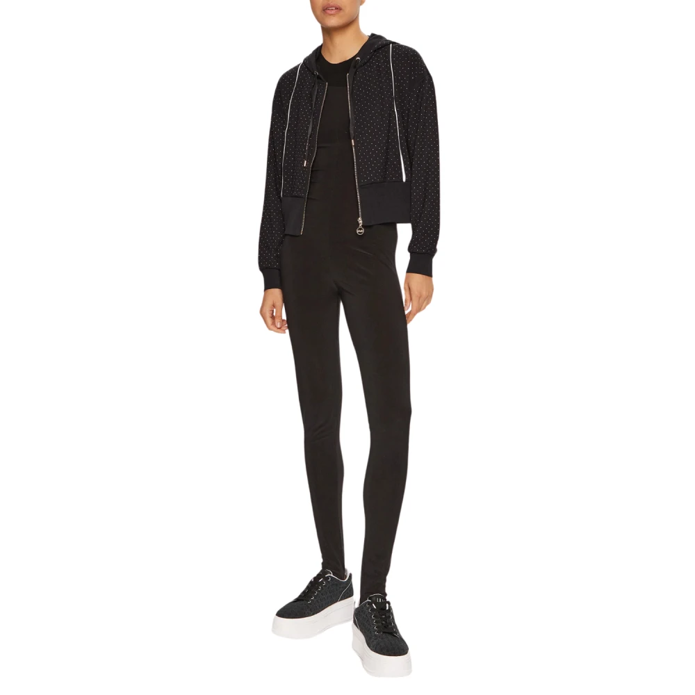 Liu Jo Studded Sweatshirt in Zwart Black Dames