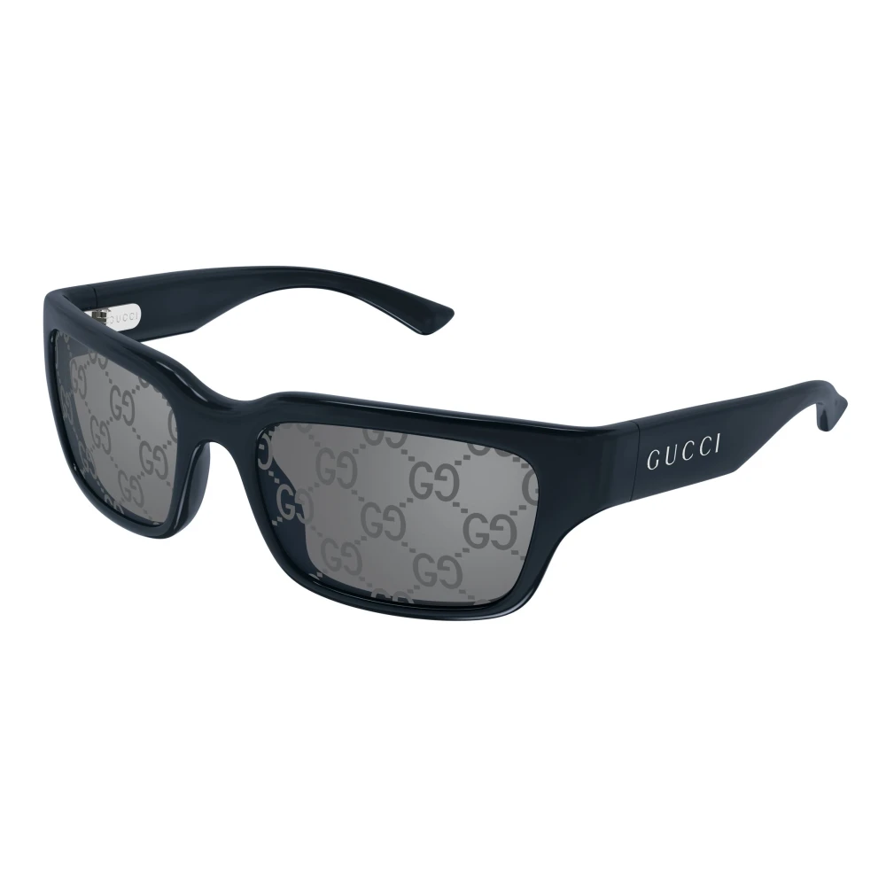 Gucci Rectangular-Frame Sunglasses - Male - Sunglasses - Blue - 58 Mm - Accessories