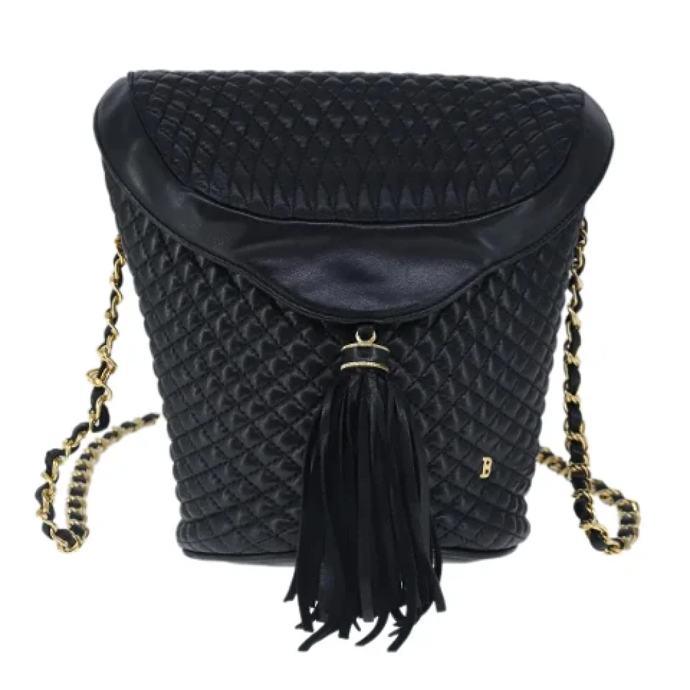 Bally Pre-owned Leather shoulder-bags Black Dames