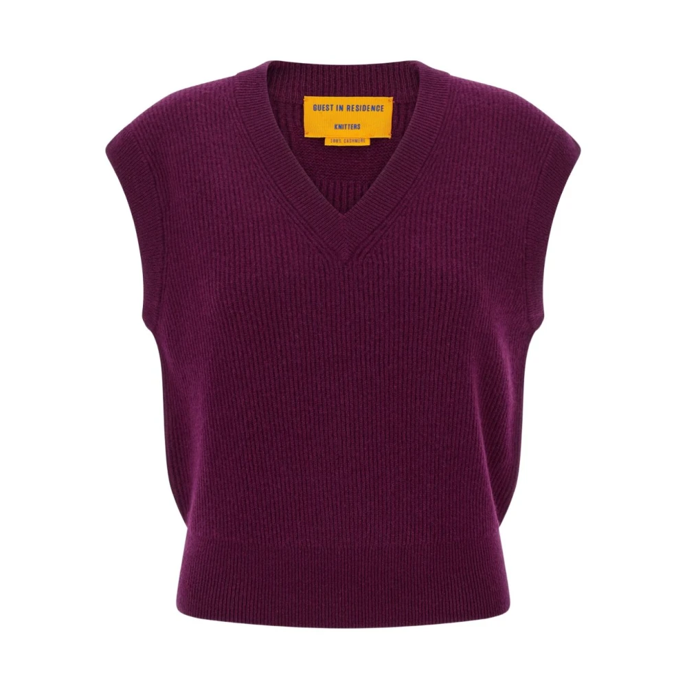 Knitwear > V-neck Knitwear - - Guest In Residence - Modalova