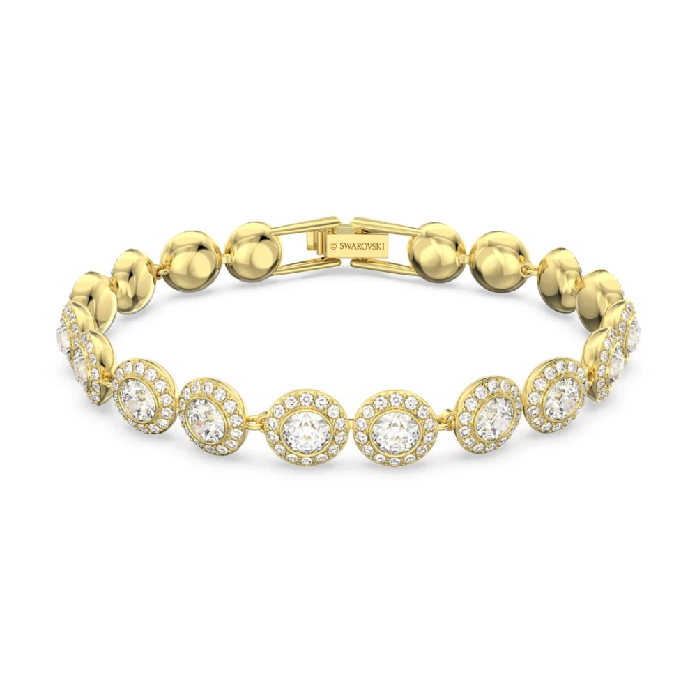 Swarovski Women's Angelic Clear Crystal Pave Gold Tone Bracelet 5505469 - Image 2