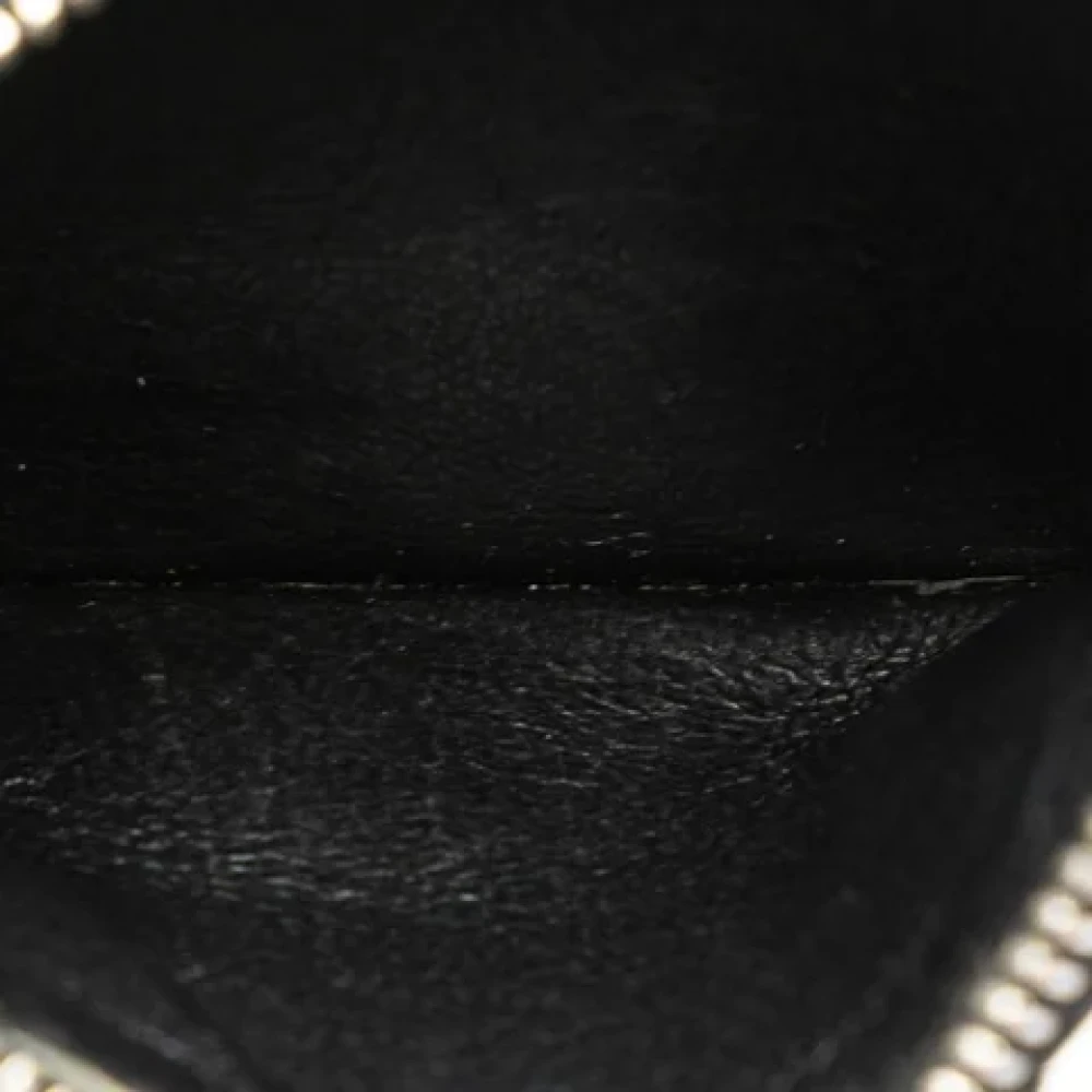 Yves Saint Laurent Vintage Pre-owned Leather wallets Black Dames