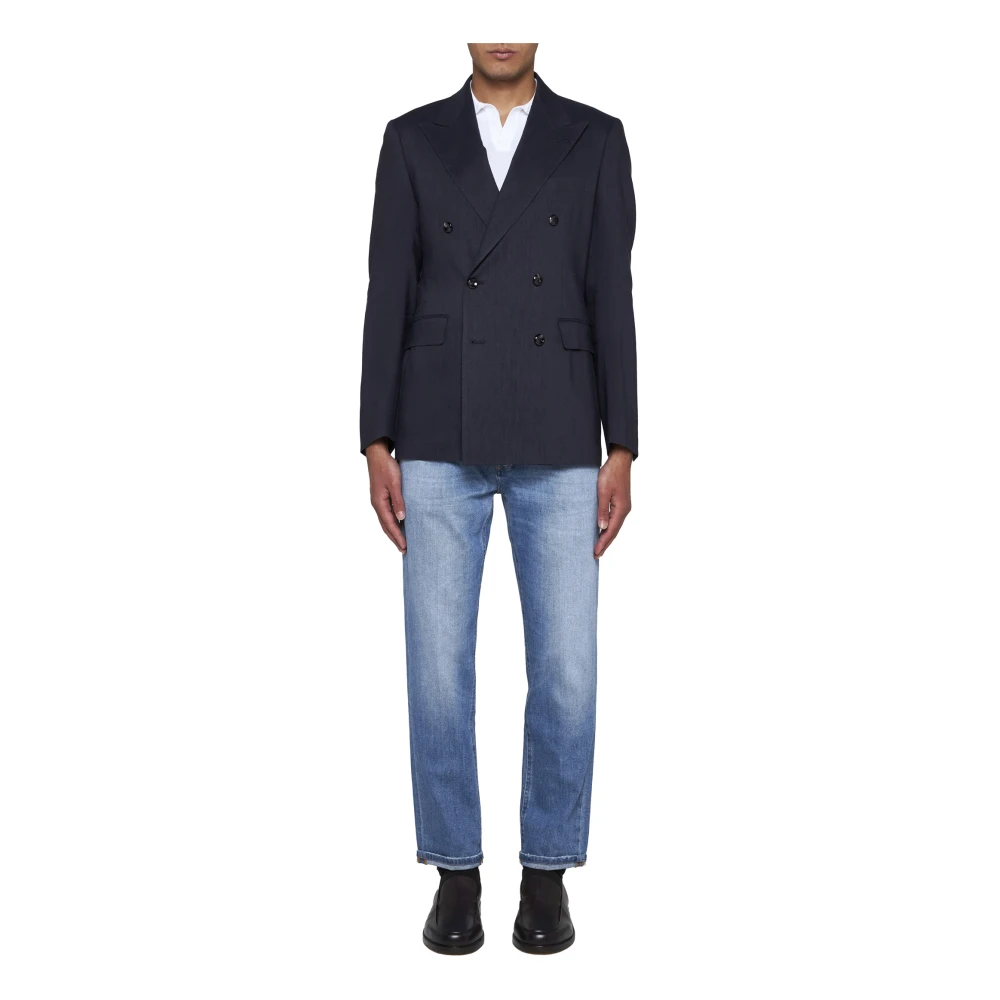 Tagliatore Blauwe Herenjassen Blue Heren