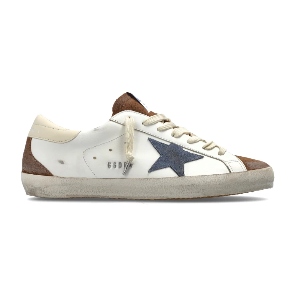 Golden Goose Homme Blanc - Super-Star Baskets - Chaussures - Taille: 43 Eu