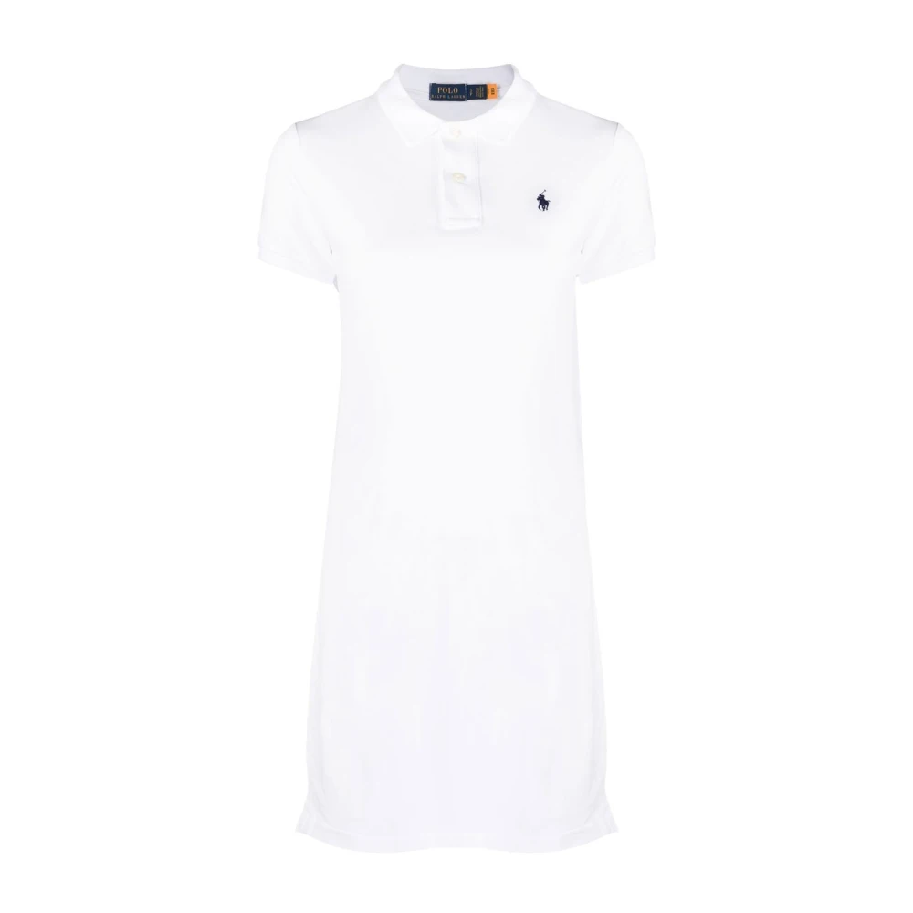Polo Ralph Lauren Women's White Polo Pony Midi Dress