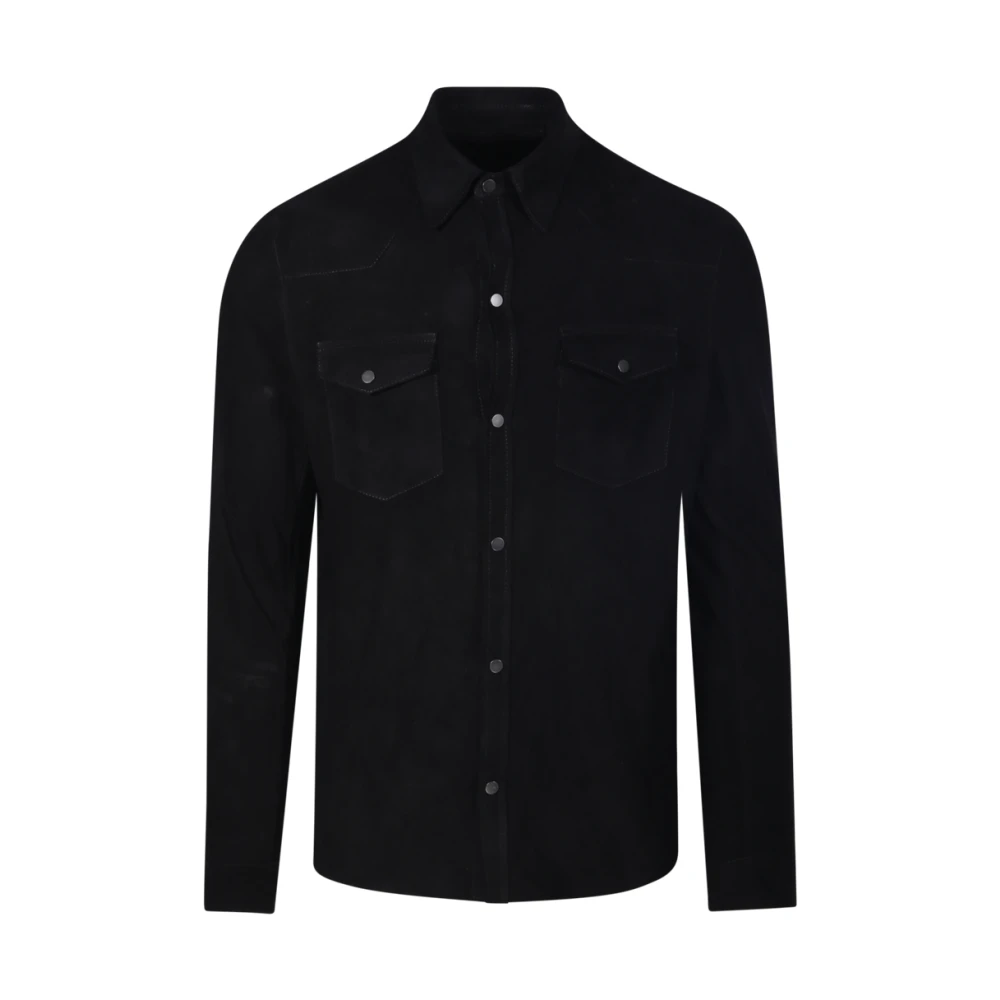 Salvatore Santoro Zwarte Jas voor Stijlvolle Look Black Heren