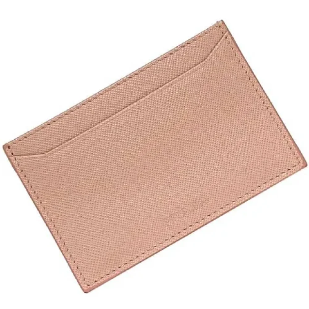 Prada Vintage Pre-owned Leather wallets Pink Dames